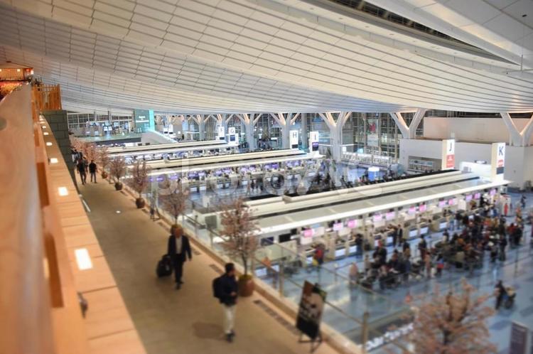羽田空港 空港,羽田空港,国際線ターミナルの写真素材