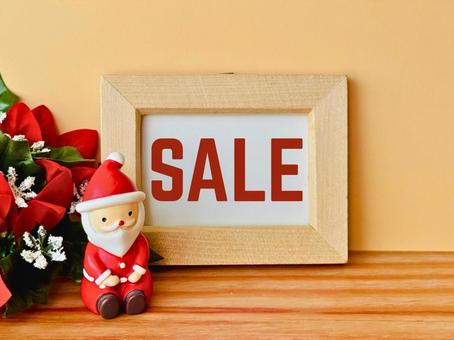 クリスマスセール+サンタ クリスマスセール+サンタ クリスマス,セール,サンタの写真素材