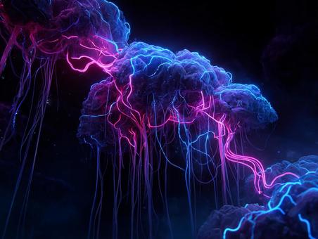 脳内の神秘：ニューロンの繋がりの写真