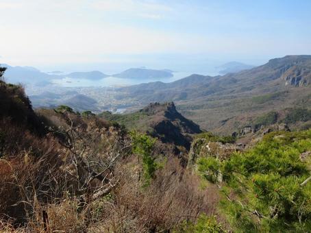 小豆島の寒霞渓 寒霞渓,小豆島,日本自然百選の写真素材