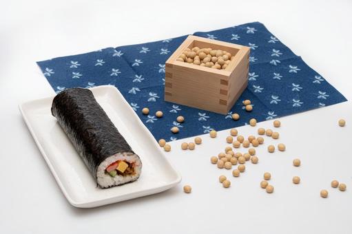 節分と豆まきのイメージ1 節分,豆まき,冬の写真素材