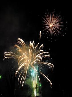 花火1 花火1 打ち上げ花火,花火大会,花火の写真素材