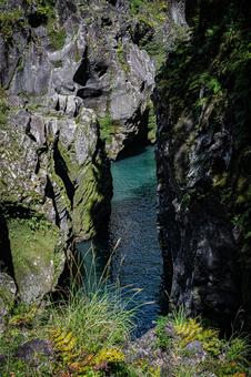 宮崎県　高千穂峡の風景 高千穂峡,宮崎,九州の写真素材