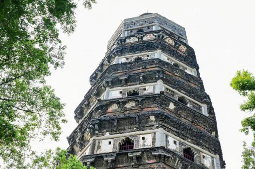 Photo, suzhou, tiger hill, tower, 
