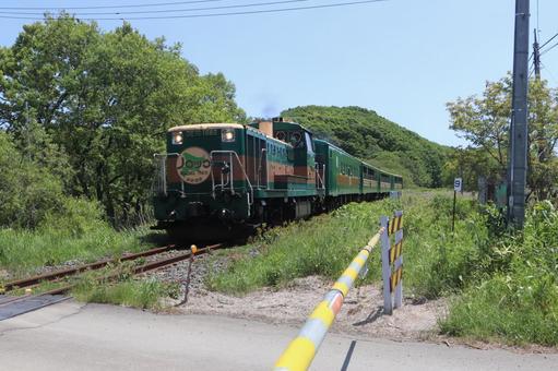 釧路湿原ノロッコ号 釧路湿原ノロッコ号 撮り鉄,観光列車,jrの写真素材