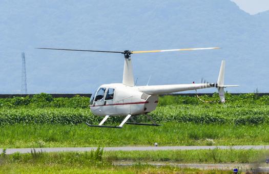離陸するヘリコプター ヘリコプター,ヘリ,飛行機の写真素材
