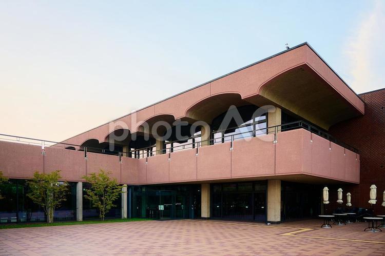 福岡市美術館　入口 福岡市美術館,日本,九州の写真素材