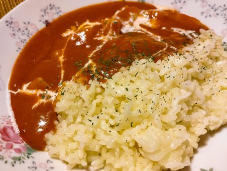 激辛バターチキンカリー 激辛バターチキンカリー カレー,バターチキンカレー,バターチキンの写真素材