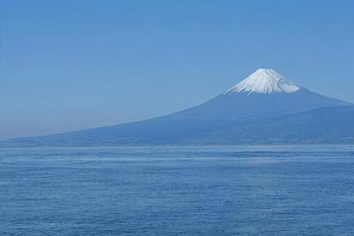 富士山　海 富士山,海,年賀状の写真素材