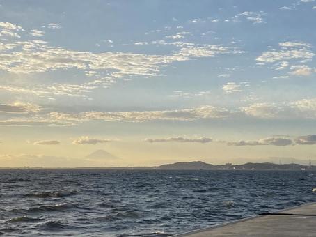 千葉の海と夕日 千葉の海と夕日の写真
