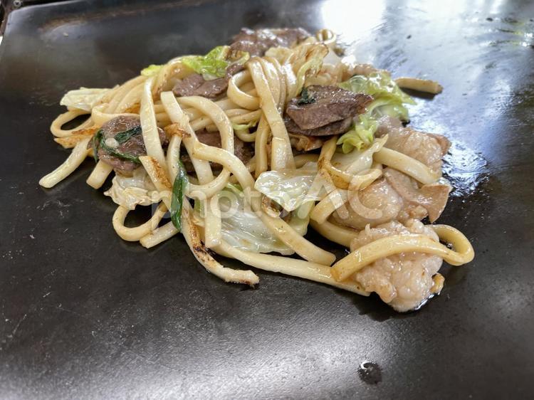 ホルモン焼きうどん　名物　佐用 ホルモン焼きうどん,佐用,佐用町の写真素材