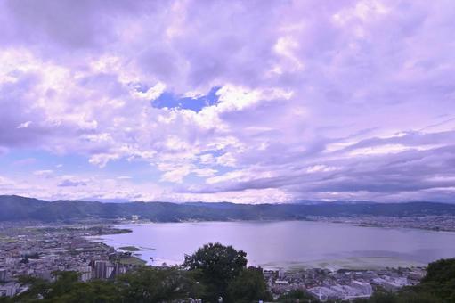 湖と空 湖と空の写真