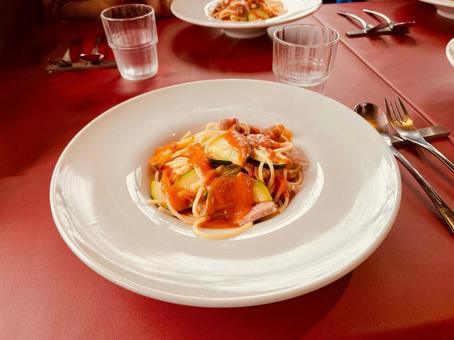 パスタランチ1 パスタランチ1 ランチ,パスタ,スパゲッティの写真素材