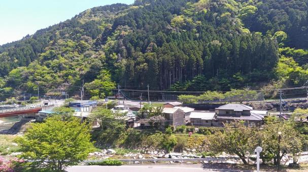 民家 集落 民家 集落 民家,集落,田舎の写真素材