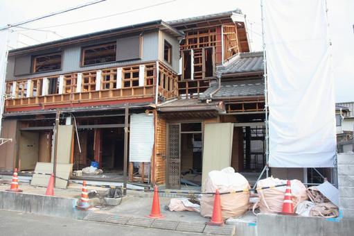 解体工事NM09 解体工事NM09 解体工事,家屋解体,住宅の写真素材