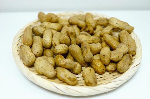 茹でた落花生（引き） 落花生,千葉,ふるさと納税の写真素材