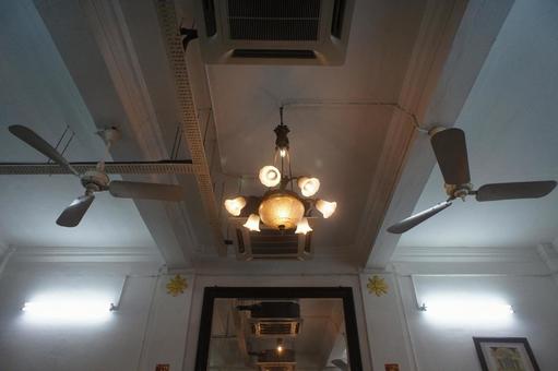 Photo, lamp, illumination, ceiling fan, 