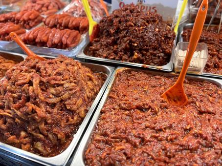 Photo, squid's salted fish, salted octopus, mentaiko, 