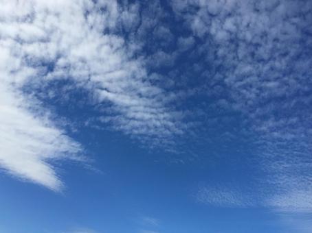 青空と雲 青空と雲の写真