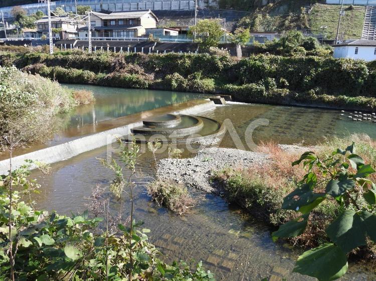 醒井の風景 醒井宿,中山道,米原の写真素材
