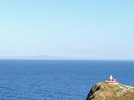 小樽の海 小樽の海 日和山灯台,祝津岬,祝津の写真素材
