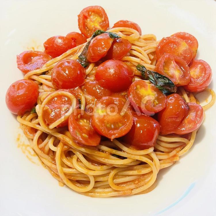 ポモドーロパスタ パスタ,トマトパスタ,ポモドーロの写真素材