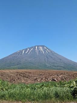 北海道の羊蹄山 北海道の羊蹄山 羊蹄山,蝦夷富士,北海道の写真素材