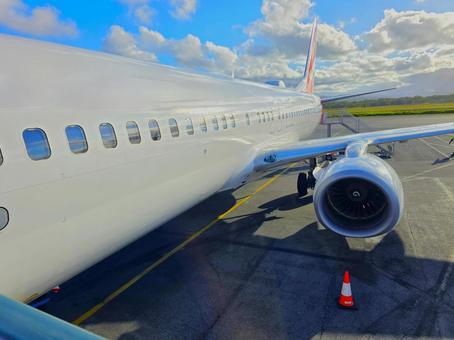 飛行機の機体 飛行機,旅客機,空港の写真素材