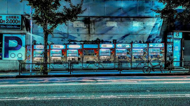 Vending machines in Shibuya, JPG Vending machines in Shibuya, JPG