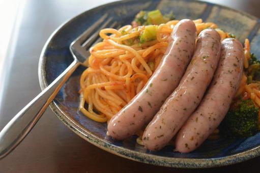 ウィンナーのスパゲティ ウィンナーのスパゲティの写真