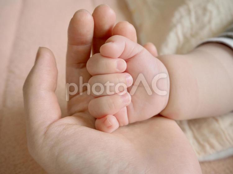 赤ちゃんの小さな手 子供,赤ちゃん,新生児の写真素材