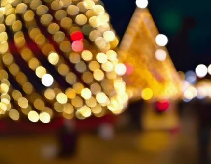 冬のクリスマスツリーのイルミネーション4 冬のクリスマスツリーのイルミネーション4の写真