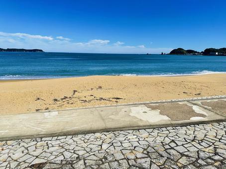 那智海水浴場 ブルービーチ那智 那智海水浴場 ブルービーチ那智 ビーチ,那智の浜,海水浴場の写真素材
