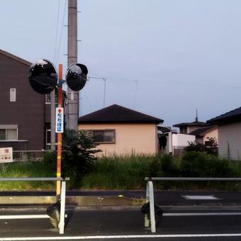 ガードミラー ガードミラー 通学路,安全運転,危険の写真素材