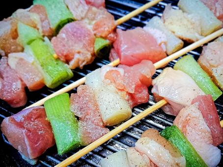 焼き鳥 焼き鳥の写真