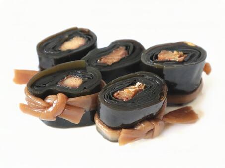 おせち料理　昆布巻き おせち料理,昆布巻き,正月の写真素材