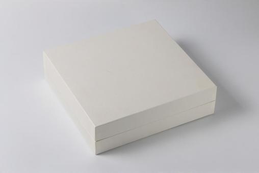 白い箱 箱,白,白背景の写真素材