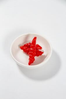 ちょろぎ（白背景） ちょろぎ,酢漬け,漬物の写真素材