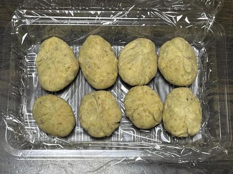 手作りの栗きんとん 手作りの栗きんとん 栗きんとん,和菓子,手作りの写真素材