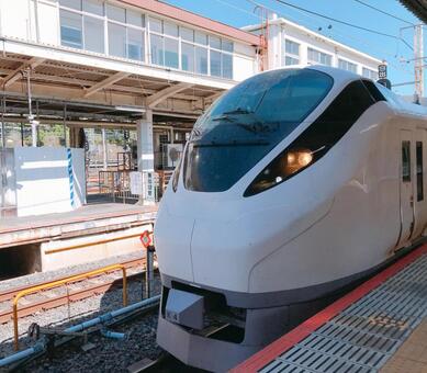 特急ひたち 特急ひたち,特急ときわ,電車の写真素材