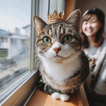 推しの猫を眺める至福のひととき 推しの猫を眺める至福のひとときの写真