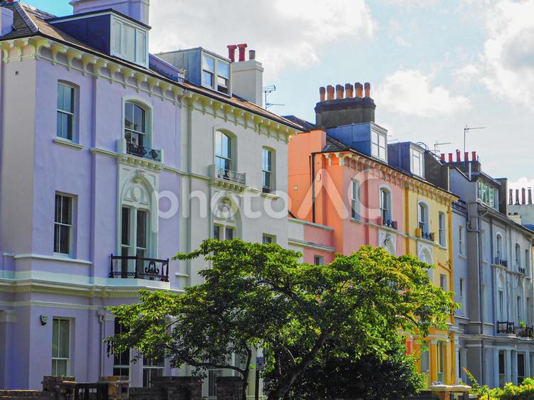 イギリス　ロンドンの建物の街並み 海外,外国,壁紙の写真素材