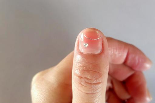 セルフネイル ピンク チークネイル ネイルデザイン,ネイルケア,コスメの写真素材