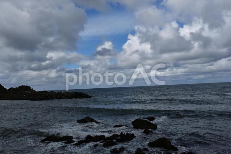 夏の積丹海岸 積丹,日本海,夏の写真素材
