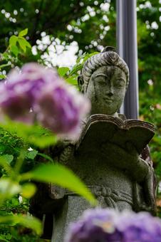 Photo, stone statue, ninomiya kimjiro, stone, 
