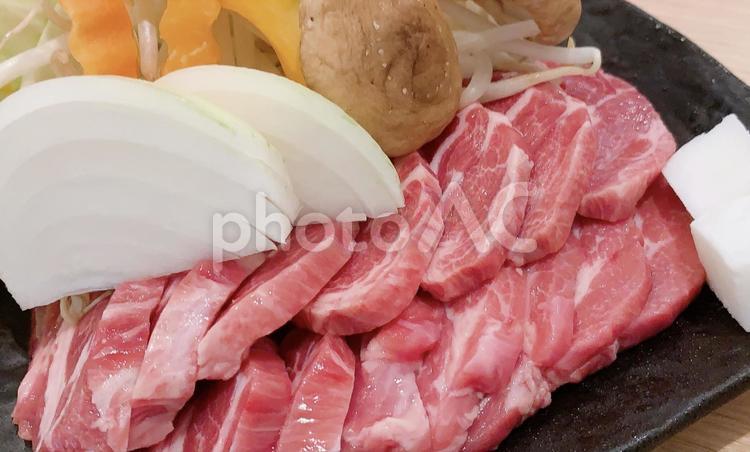 生ラム　ジンギスカン　肉　素材 生ラム,ラム肉,羊肉の写真素材
