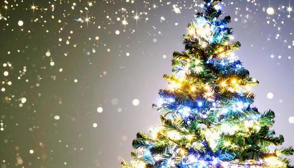 キラキラ クリスマスツリー イメージ キラキラ クリスマスツリー イメージの写真