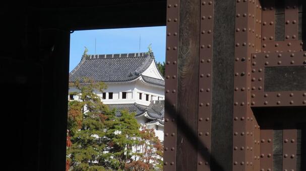 名古屋城　本丸　西南隅櫓を正門から 名古屋城,尾張徳川家,御三家の写真素材