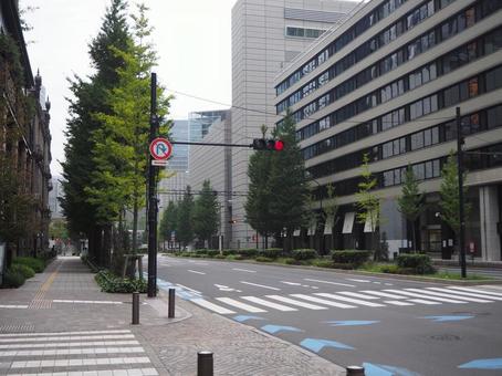 丸の内の街並み（東京都・千代田区） 丸の内,東京駅周辺,街並みの写真素材