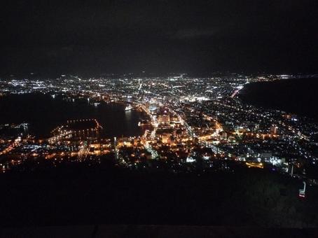 函館の夜景 函館,夜景,風景の写真素材